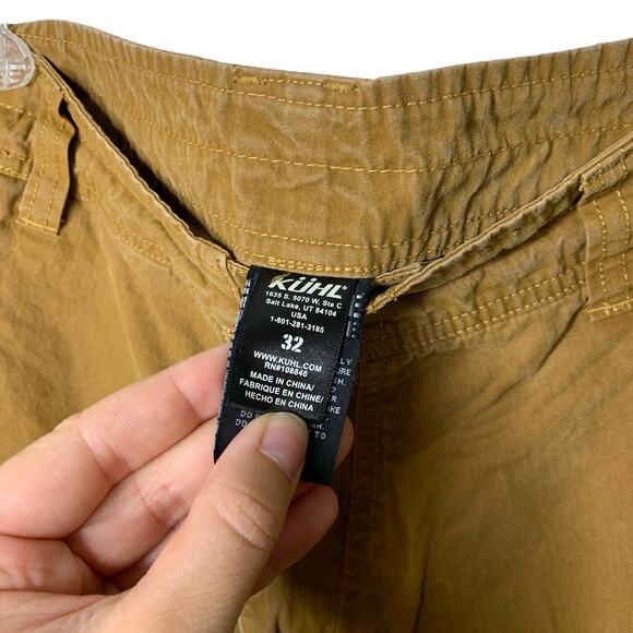 Kuhl Khaki Mens Shorts Outdoors Size 32 - Picture 3 of 6